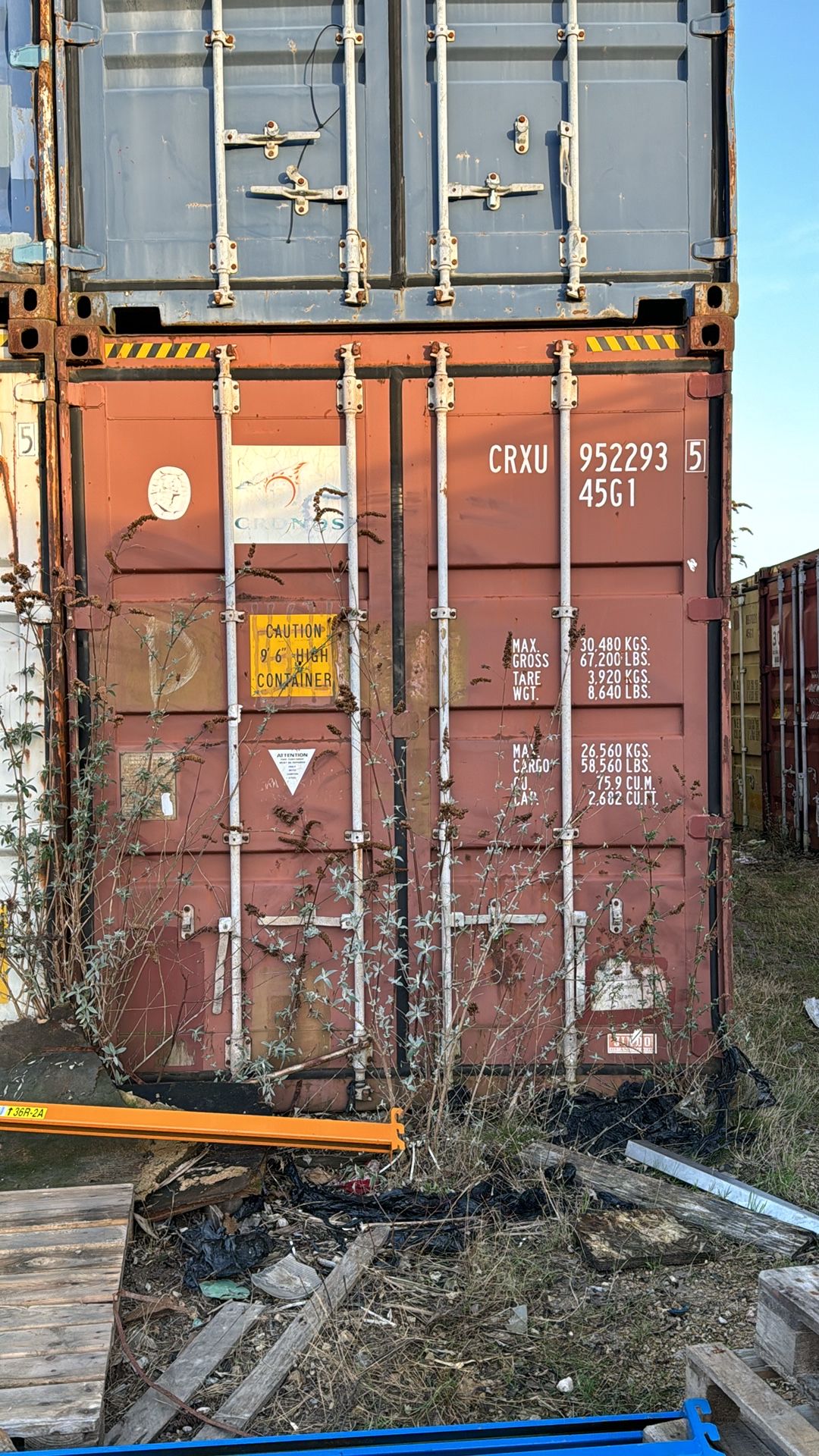 Shipping Container - 21 (CRXU952293545G1)