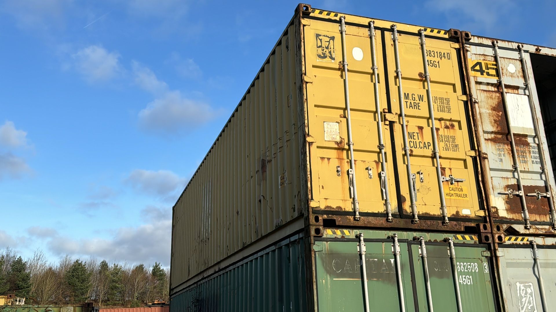 Shipping container, 48 (MSCU883184045G1) - Image 2 of 3