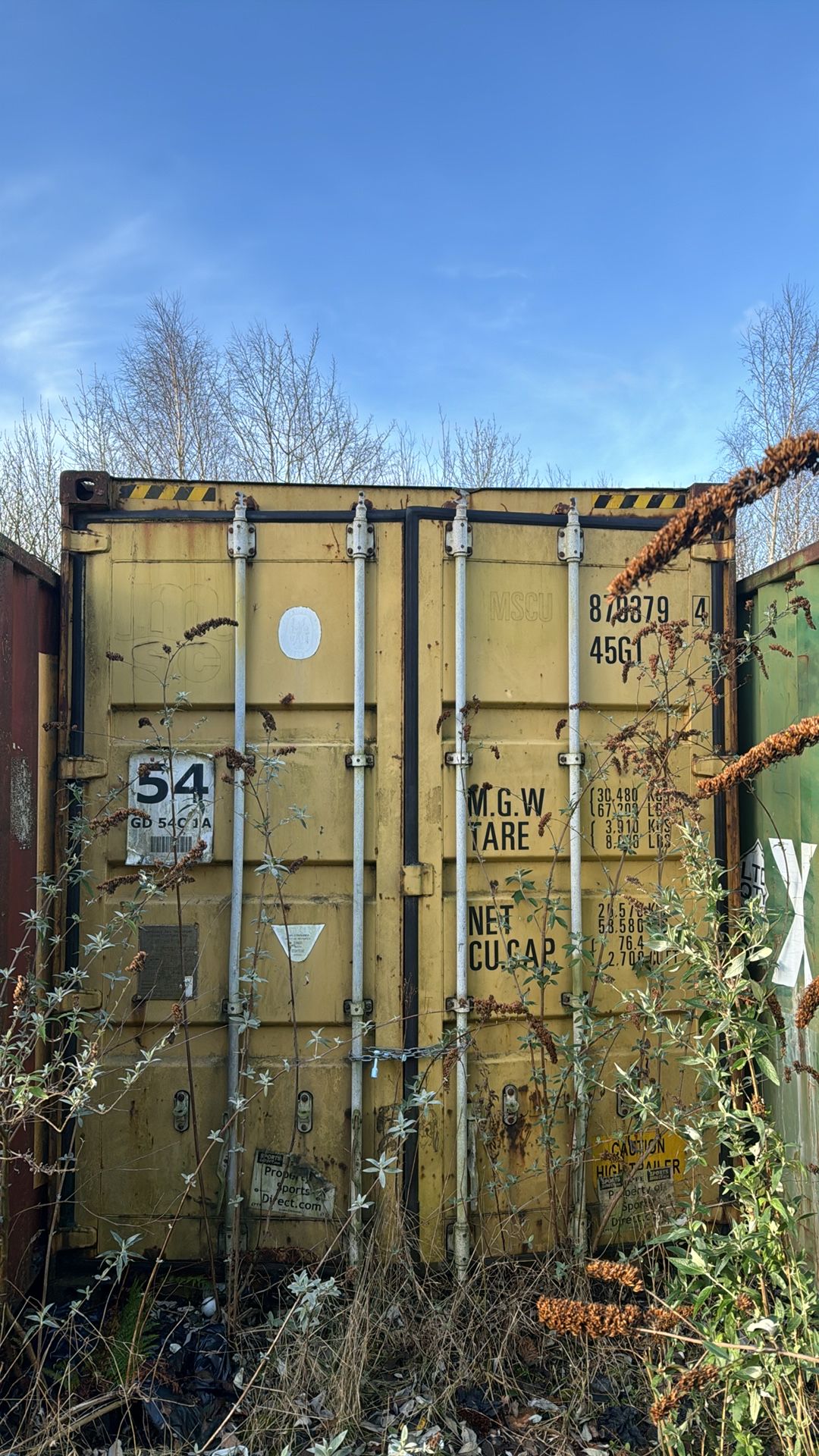 Shipping container, 51 (mSCU870379445G1) - Image 2 of 2