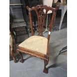 Carved Wooden Chair