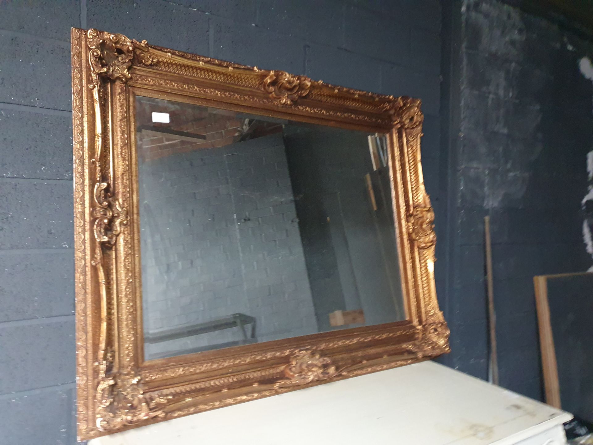 Large Ornate Wall Mirror - Image 2 of 3