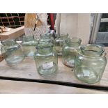 Glass Jars x7