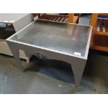 Low Level Table With Mirrored Top