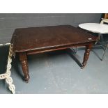 Wooden Table On Castors