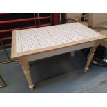 Tile Topped Table