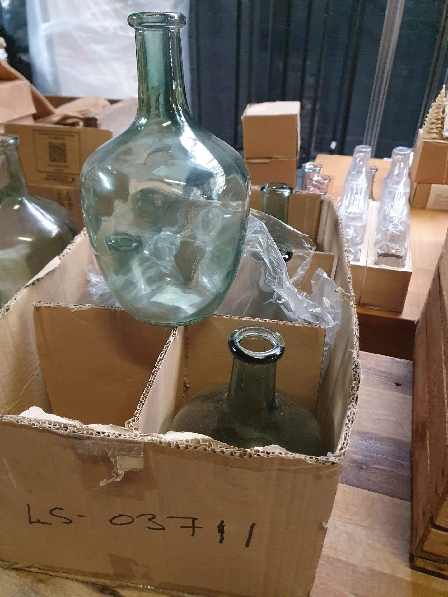 Large Green Bottles x6