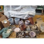 Selection Of Pots, Jars, Artisan Soaps, ETC