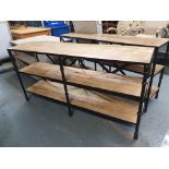 Wooden Shelving Unit