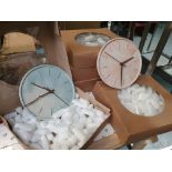 Cured Luxury Concrete Clocks x5