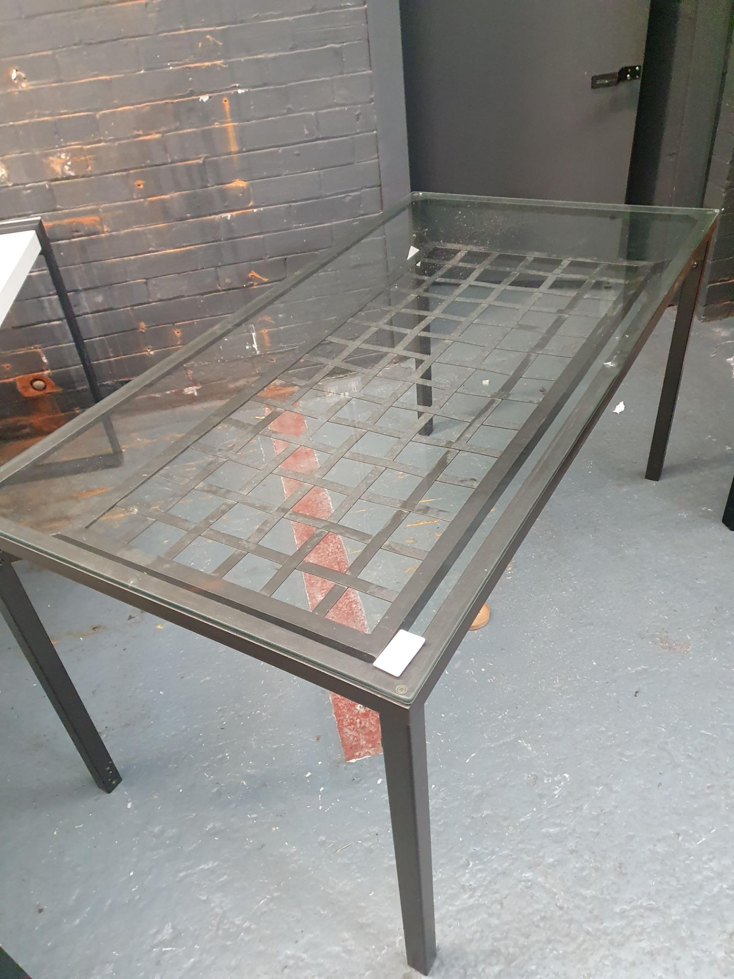 Glass Topped Table - Image 2 of 2