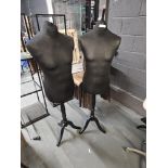 Lightweight Mannequin Busts On Stands x2