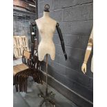 Barbour Articulated Mannequin Bust On Stand