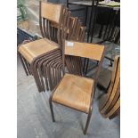 Stackable Vintage Chairs x11