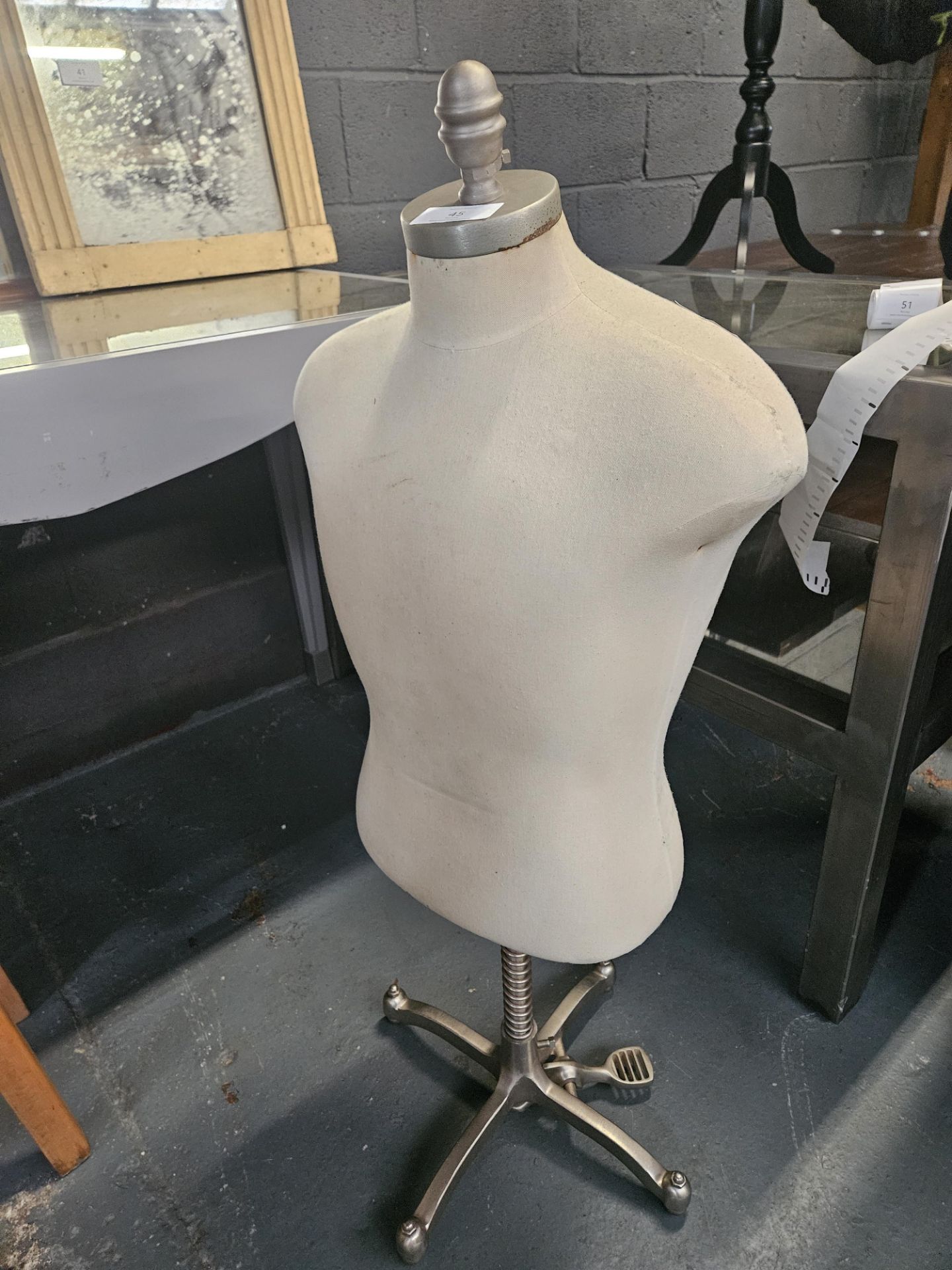 Mannequin Bust On Stand