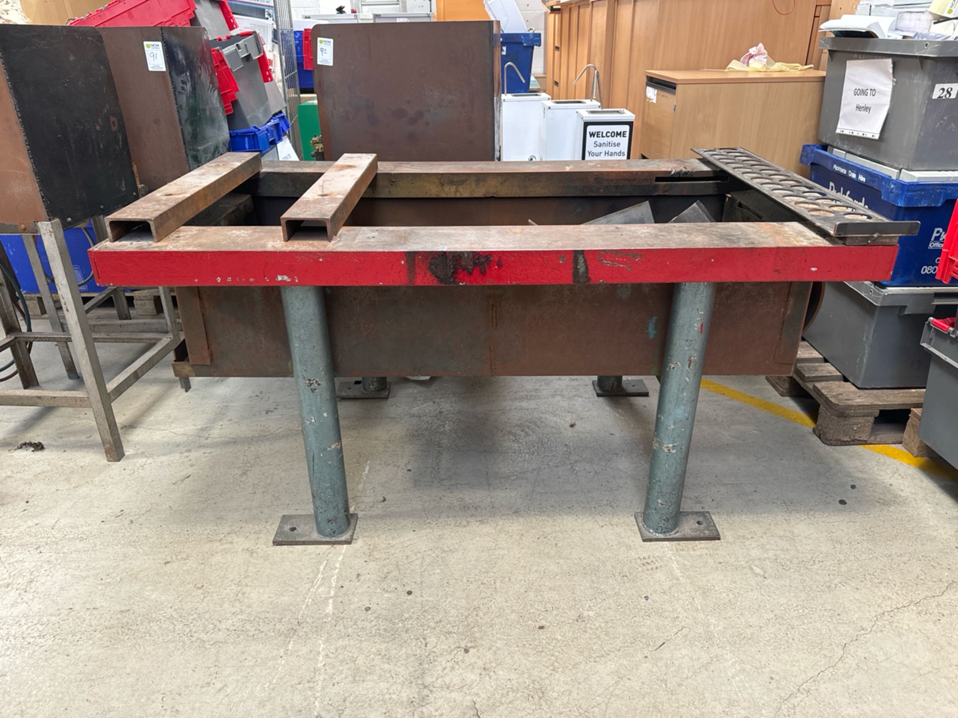 Steel Work Bench - Image 3 of 4