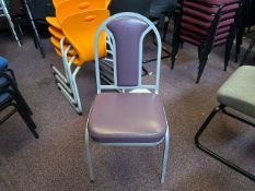 Purple Chairs x 10