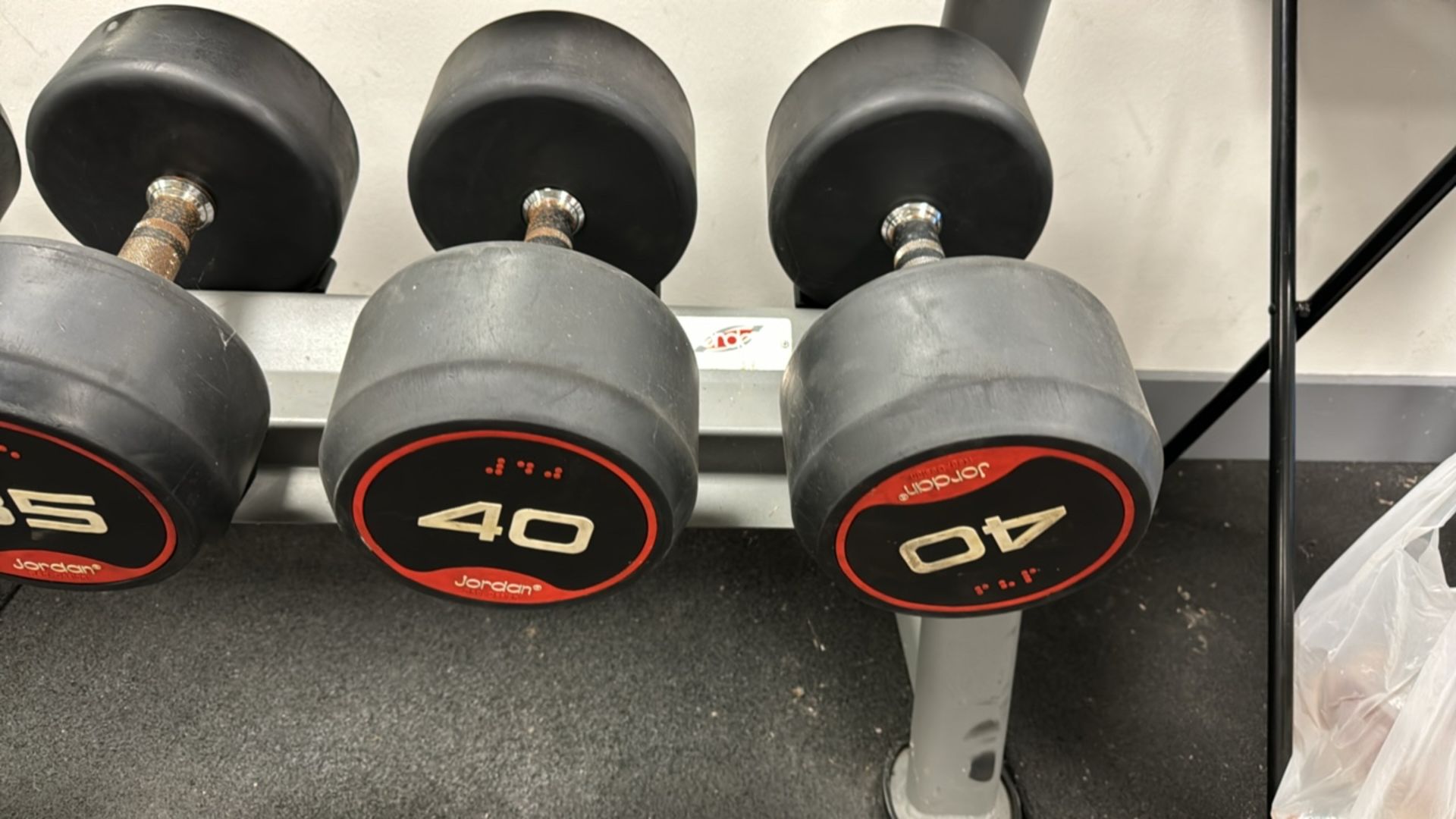 Jordan 40kg Dumbells x2 - Image 2 of 3