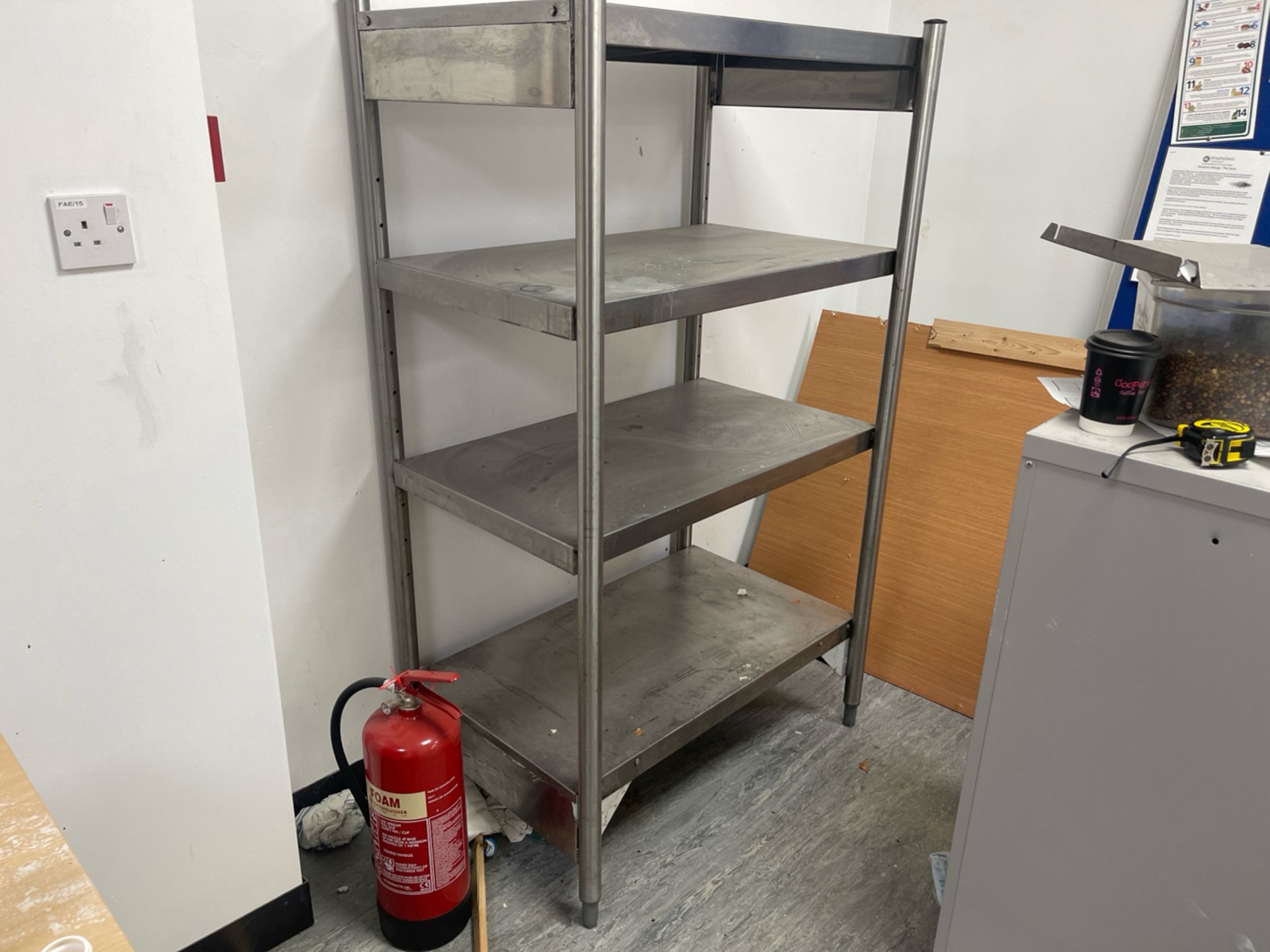 4 Shelf Stainless Steel Unit - Image 4 of 4