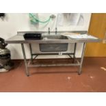 Stainless Steel Sink & Wash Unit