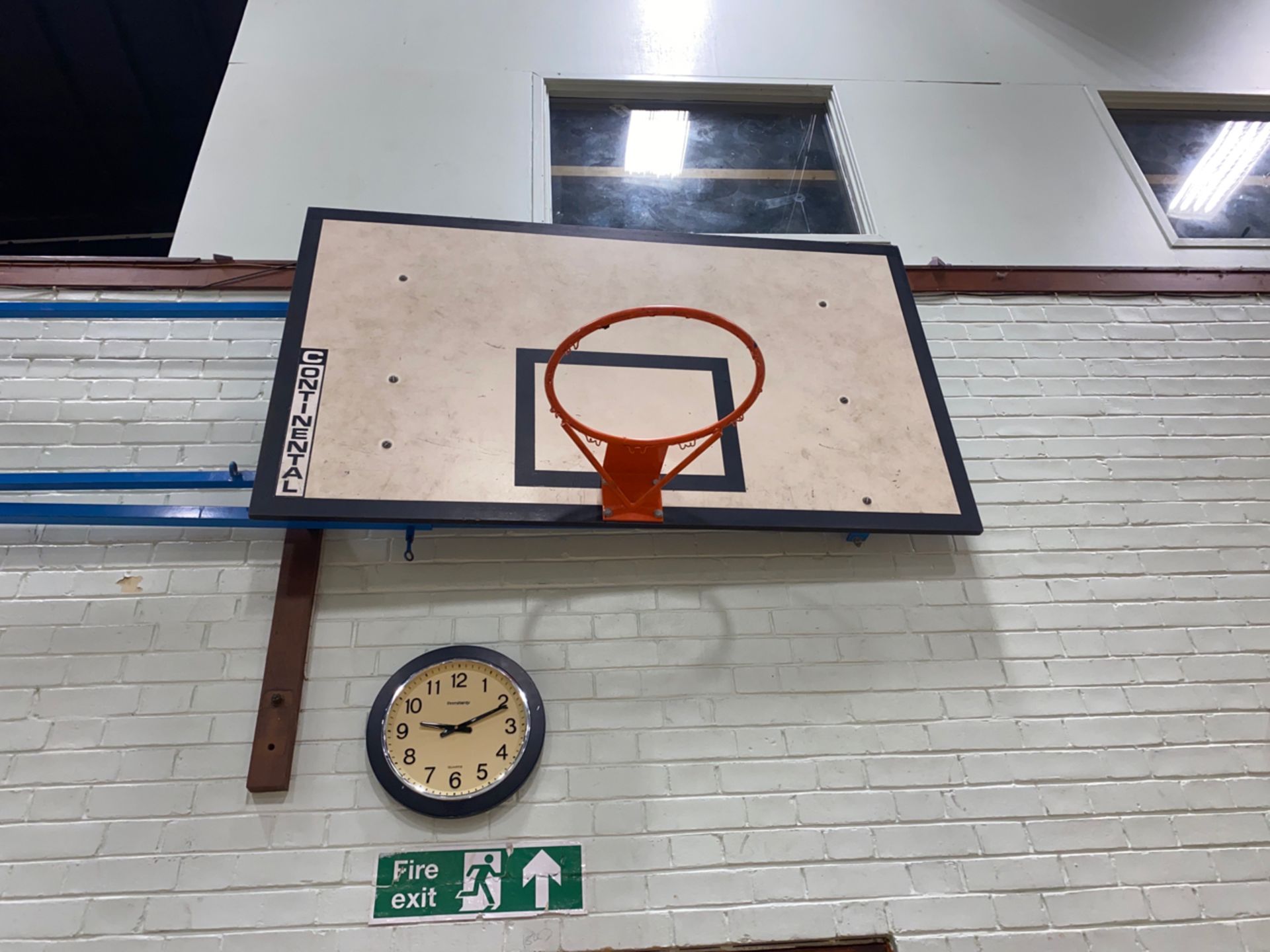 Continental Retractable Basketball Hoop With Backboard - Image 2 of 4