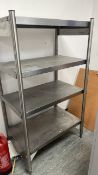 4 Shelf Stainless Steel Unit