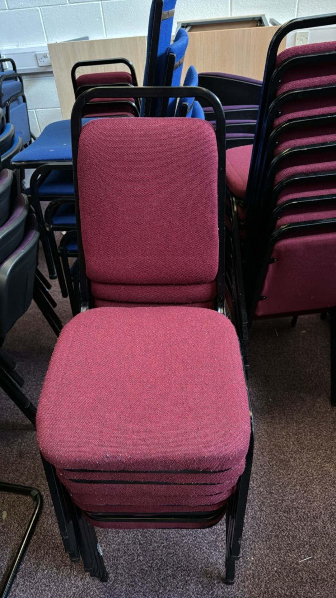 Red Desk Chairs x19 - Image 4 of 4