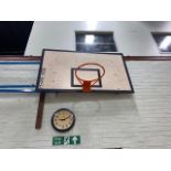 Continental Retractable Basketball Hoop With Backboard