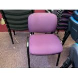 Purple Desk Chairs x9