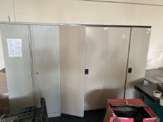 Trio Of Metal Storage Cabinets