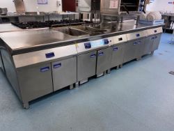 Electrolux Cooking Area Storage Units x4, Deep Fat Frying Unit x1