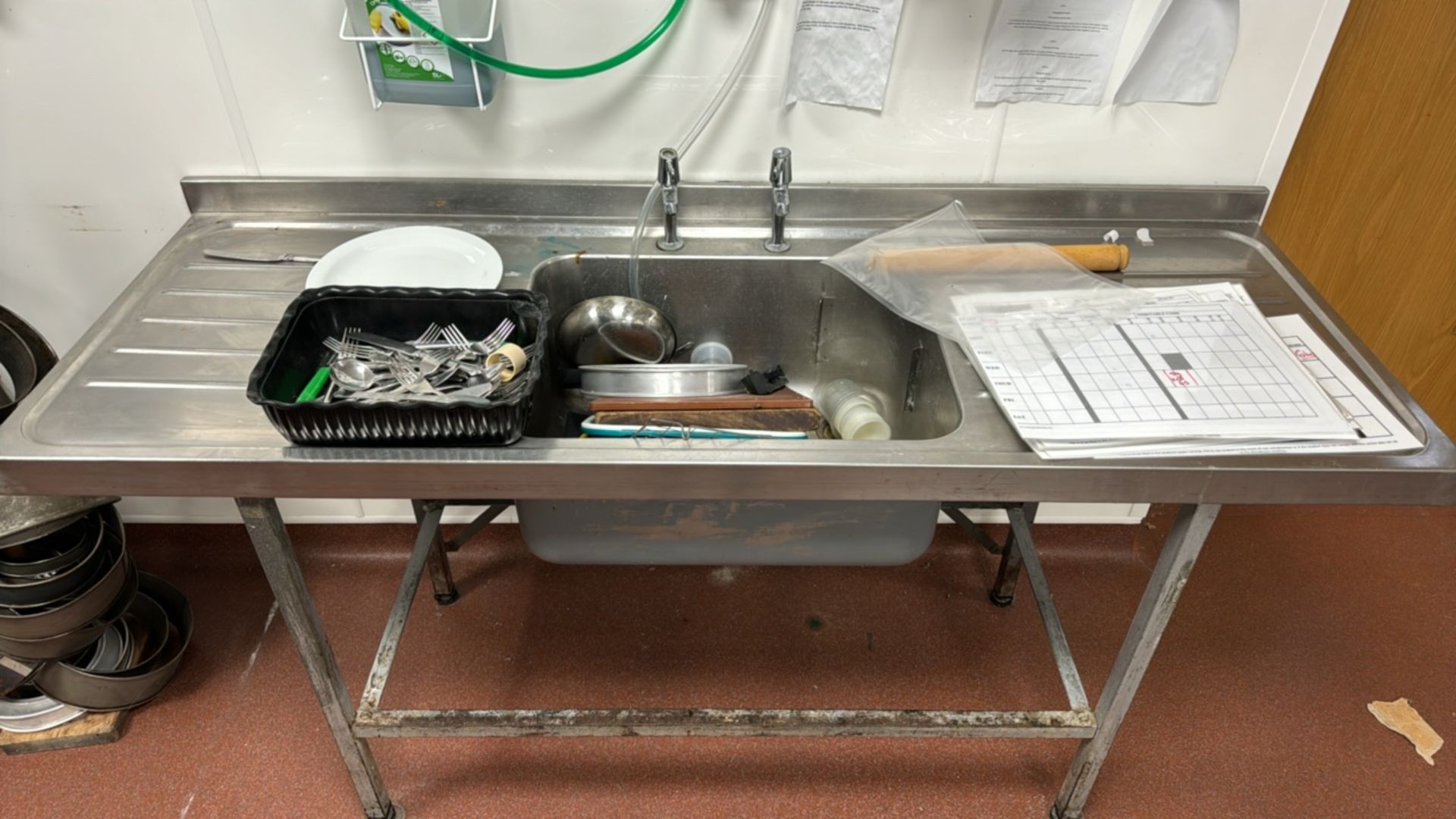 Stainless Steel Sink & Wash Unit - Image 2 of 6