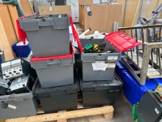 5 Tubs Of Miscellaneous Engineering Parts
