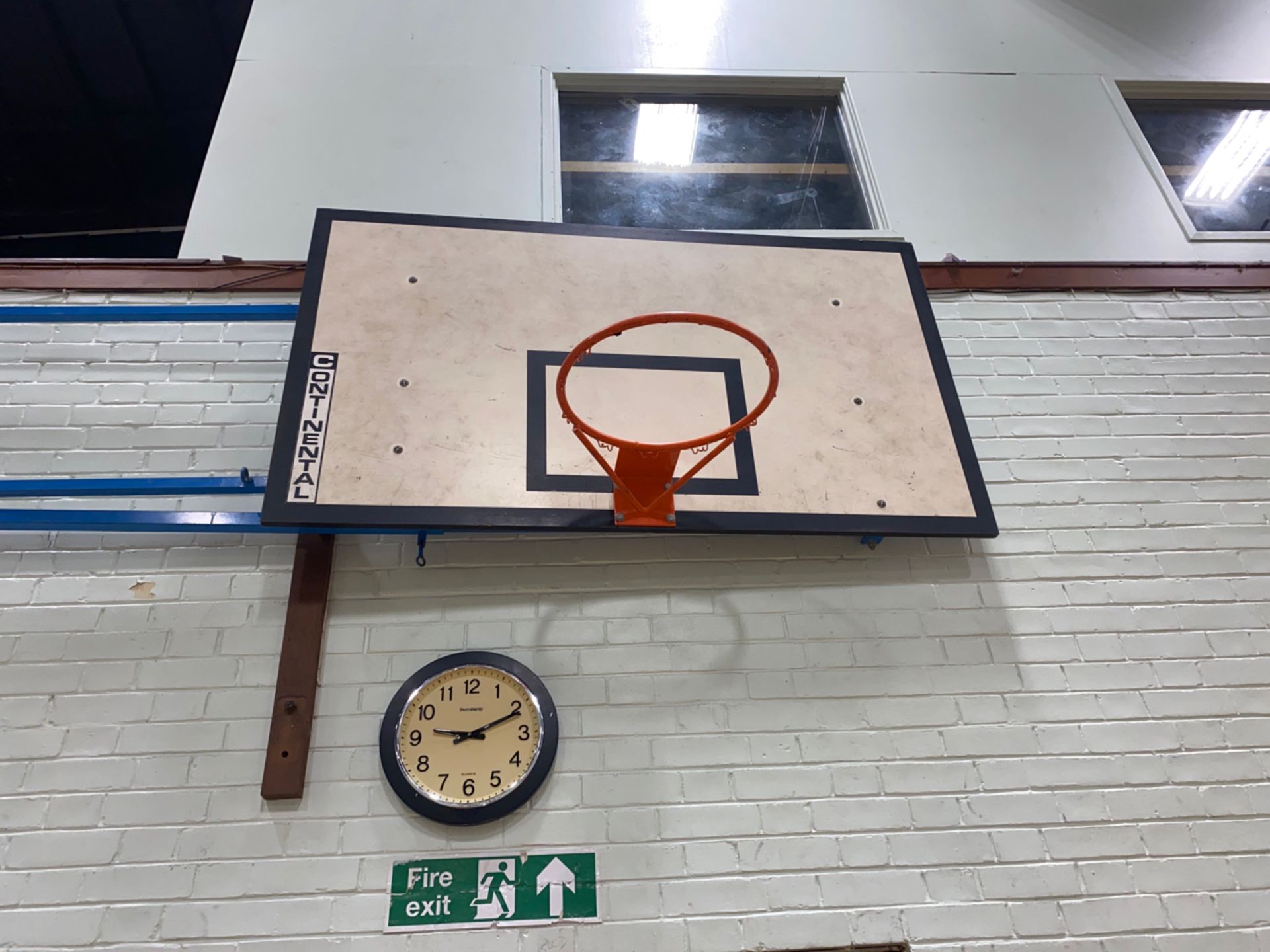 Continental Retractable Basketball Hoop With Backboard