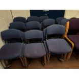 Blue Waiting Room Chairs x25