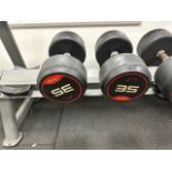 Jordan 35kg Dumbells x2