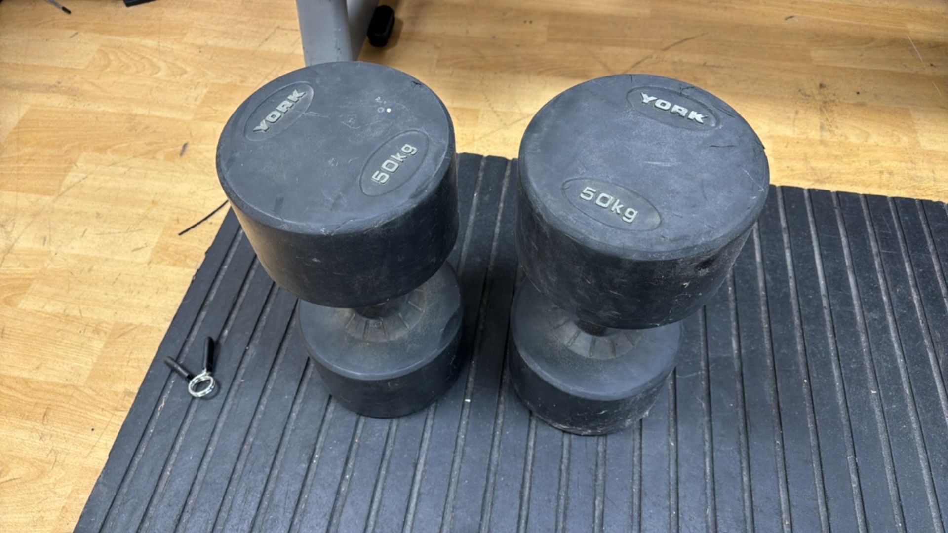 York 50Kg Dumbells x2