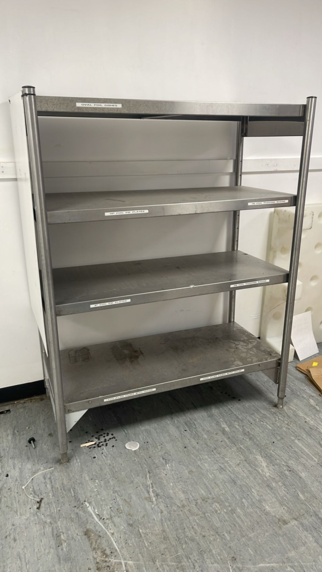4 Shelve Stainless Steel Unit - Image 2 of 5