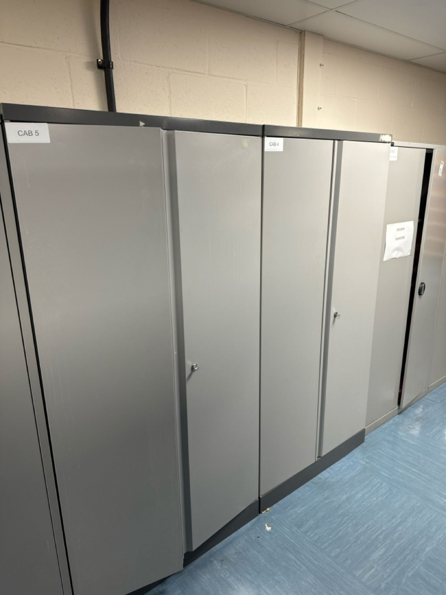 Metal Storage Cabinet x2