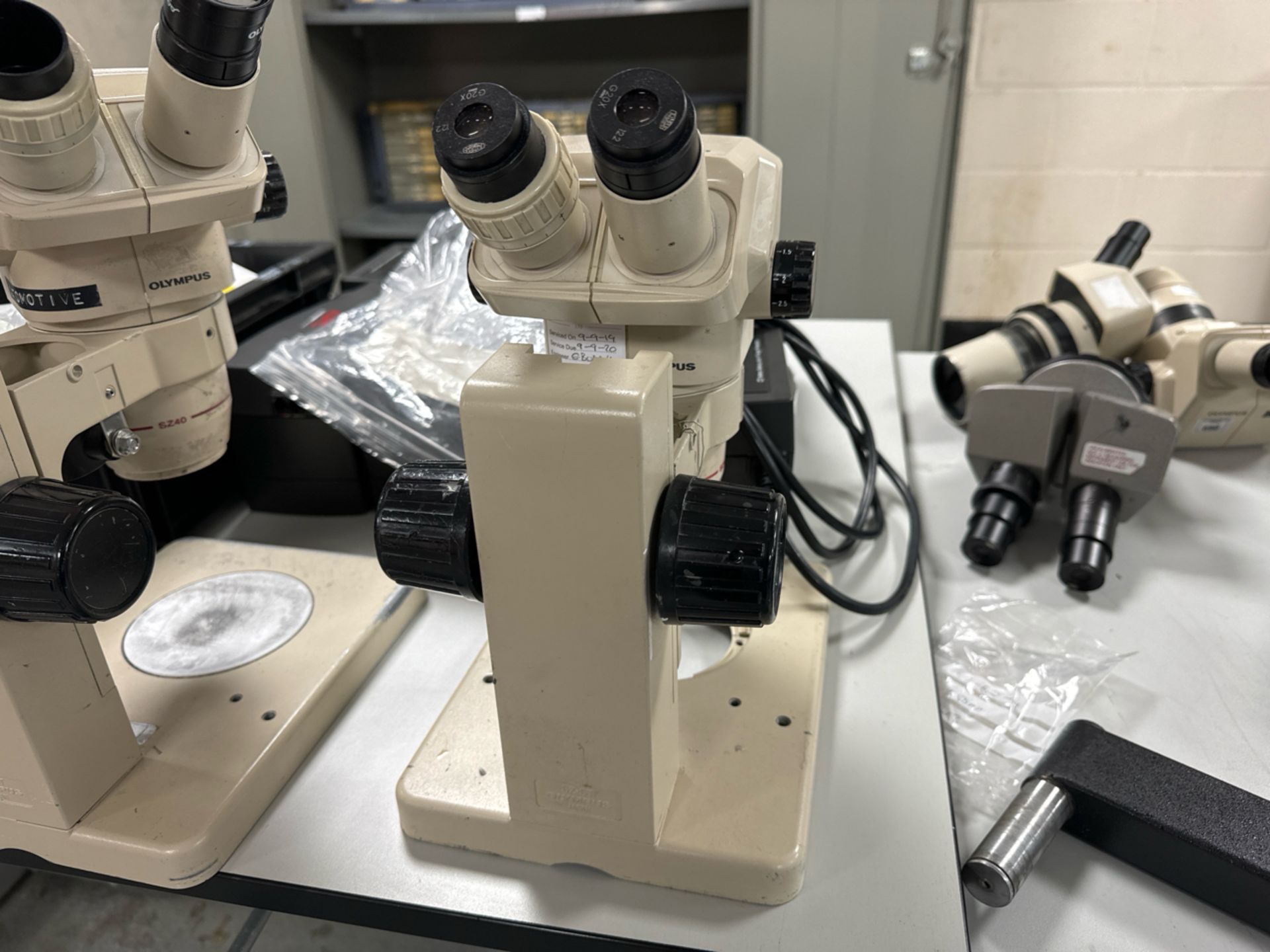 Olympus Microscope With Base