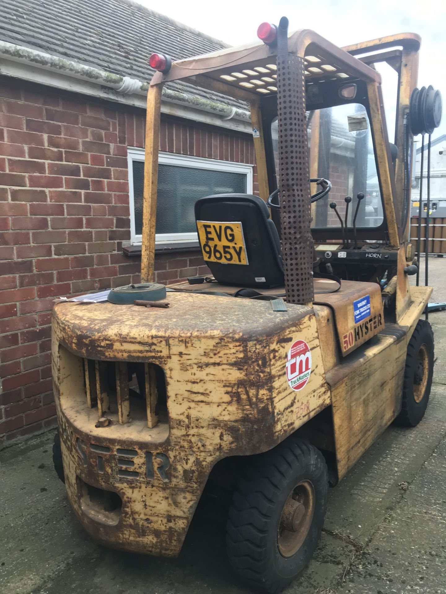 Hyster H50 XL 1983 Diesel Fork Lift Truck - Image 4 of 7