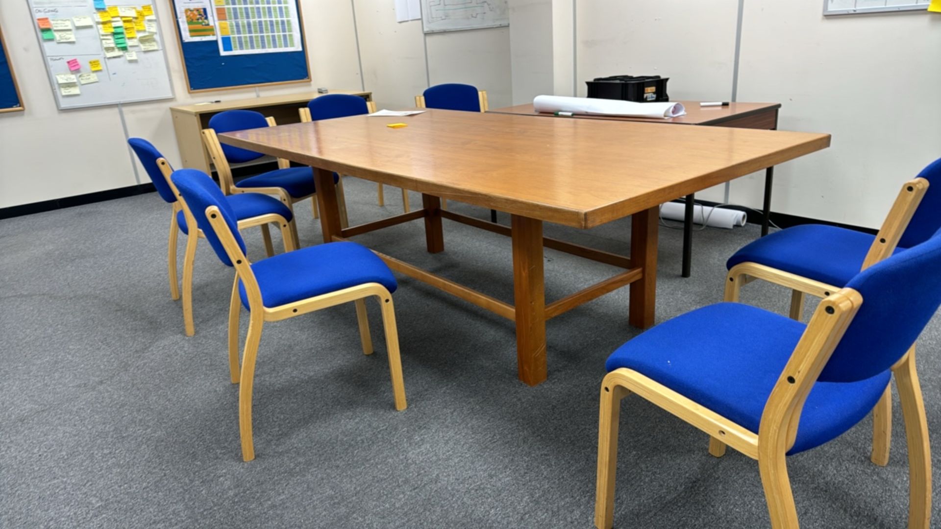 Conference Table & Chairs - Image 2 of 6