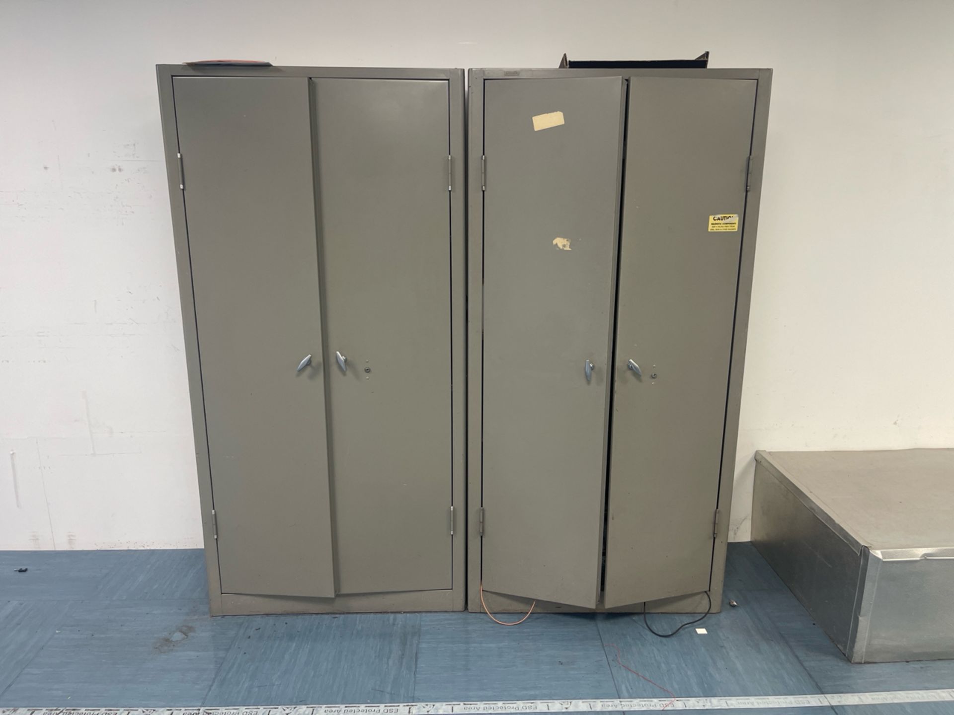 Pair Of Metal Storage Cabinets