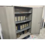 Metal Storage Unit & Contents