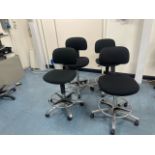 Adjustable Office Chairs x4