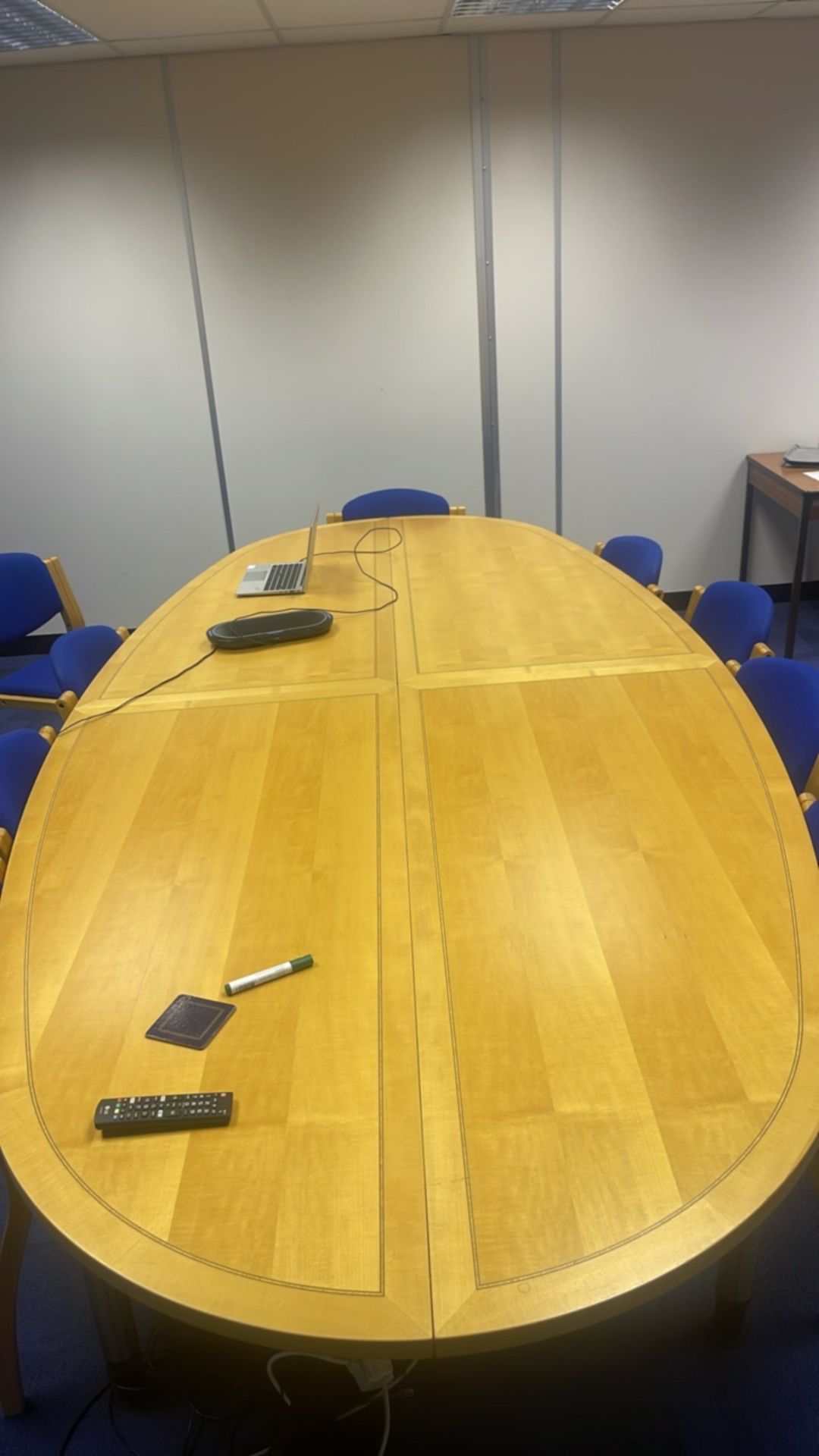 Conference Table & x10 Chairs - Image 2 of 7