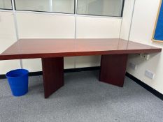 Dark Wood Conference Table