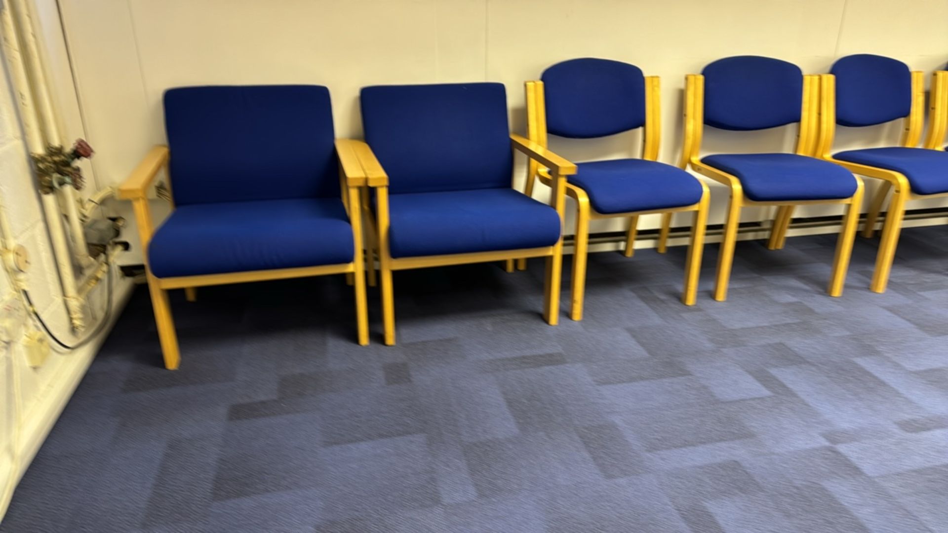 Set Of 7 Waiting Room Chairs - Image 2 of 4