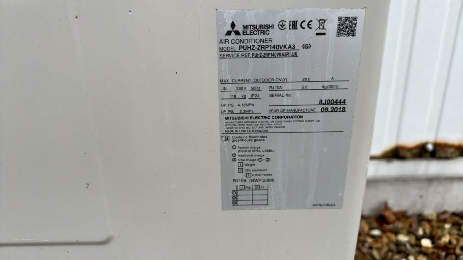 Mitsubishi Electric Air Conditioner - Image 2 of 3