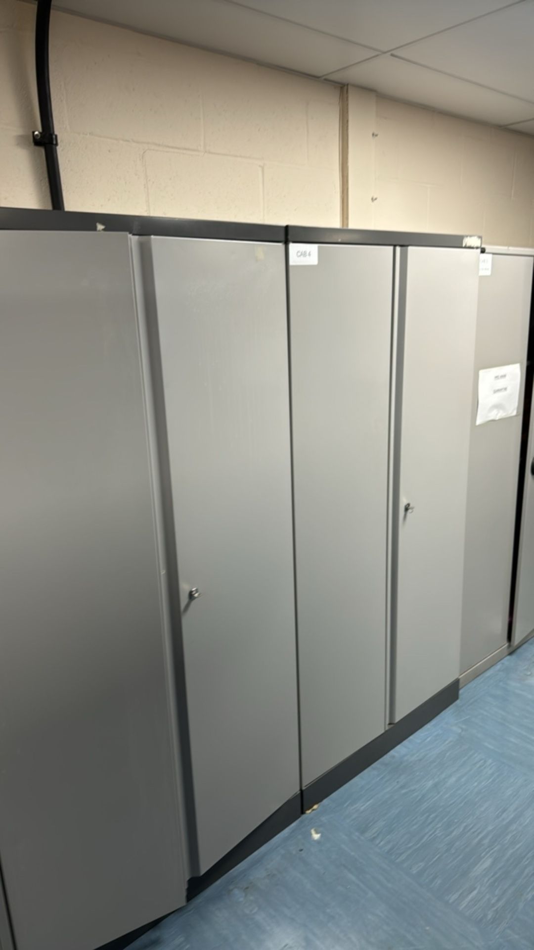 Metal Storage Cabinet x2 - Image 4 of 4