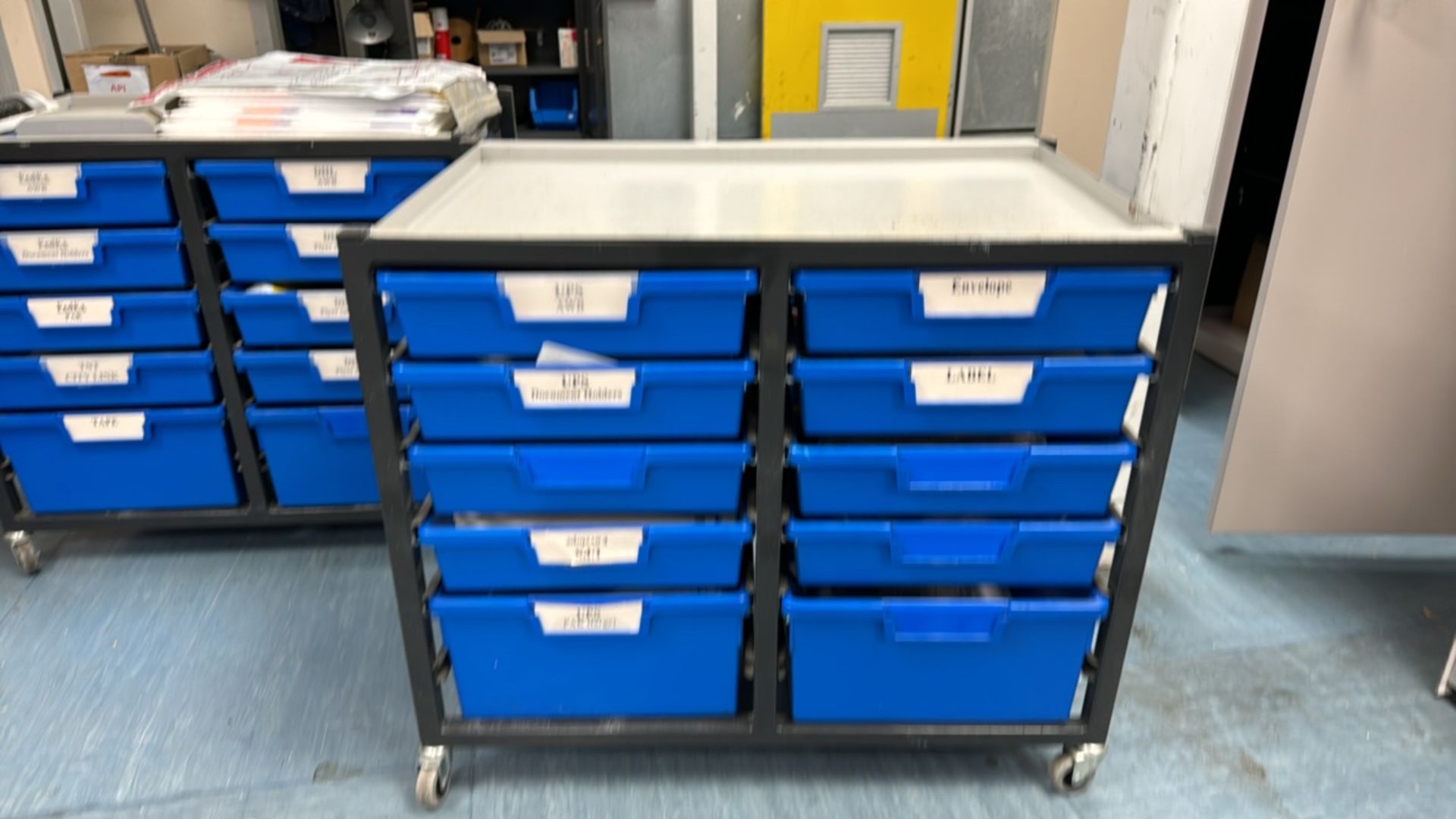 Mobile Tray Trolleys x2 - Image 3 of 5